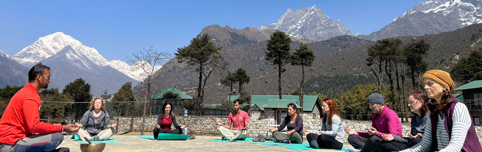 Yoga Trekking with Singing Bowls in the Himalayas